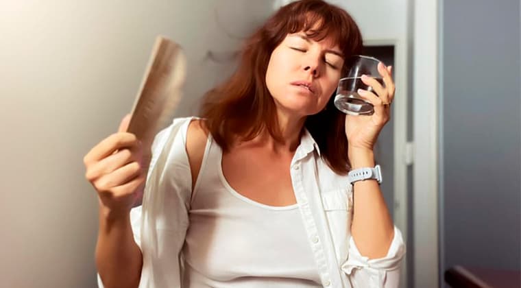 Síntomas de menopausia